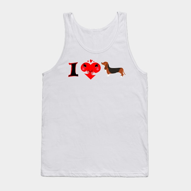 I heart my Dachshund Tank Top by Pet & Nature Lovers